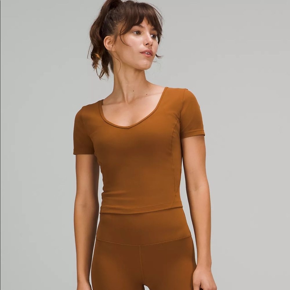 NWT Lululemon Align Crop Tee Sz 2